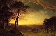 Albert Bierstadt Sacramento River Valley Sweden oil painting artist